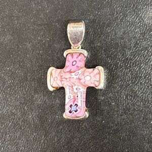 Alan K Millerfiori of Venice Mosaic Cross Pendant
